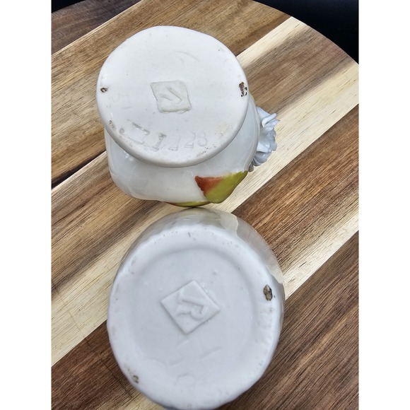 Pair Of French Barbotine Majolica Vases READ DESCRIPTION - Picture 8 of 16